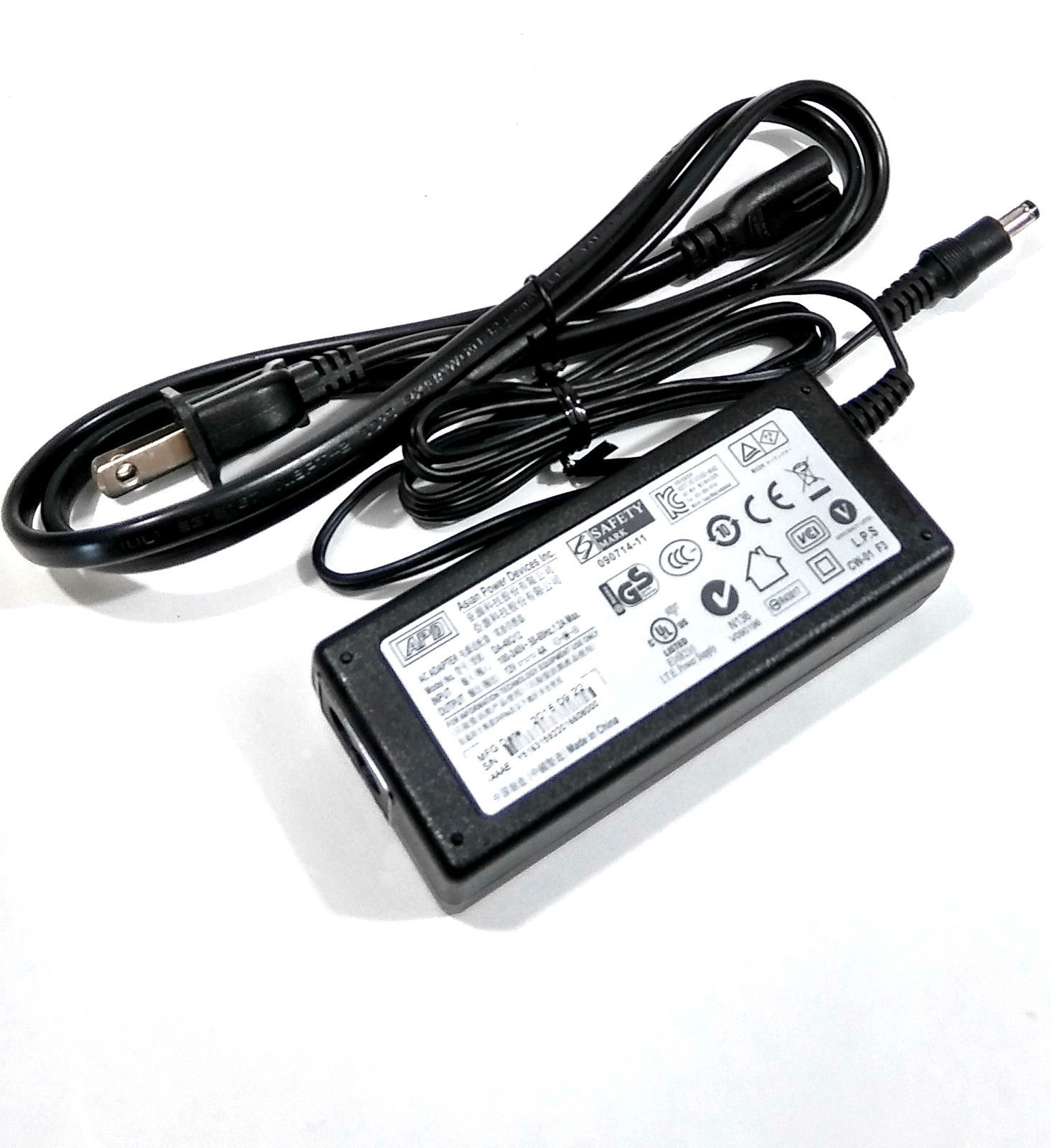 AC Adapter For APD DA-48Q12 Asian Power Devices 12V 4A Charger Supply + Cord